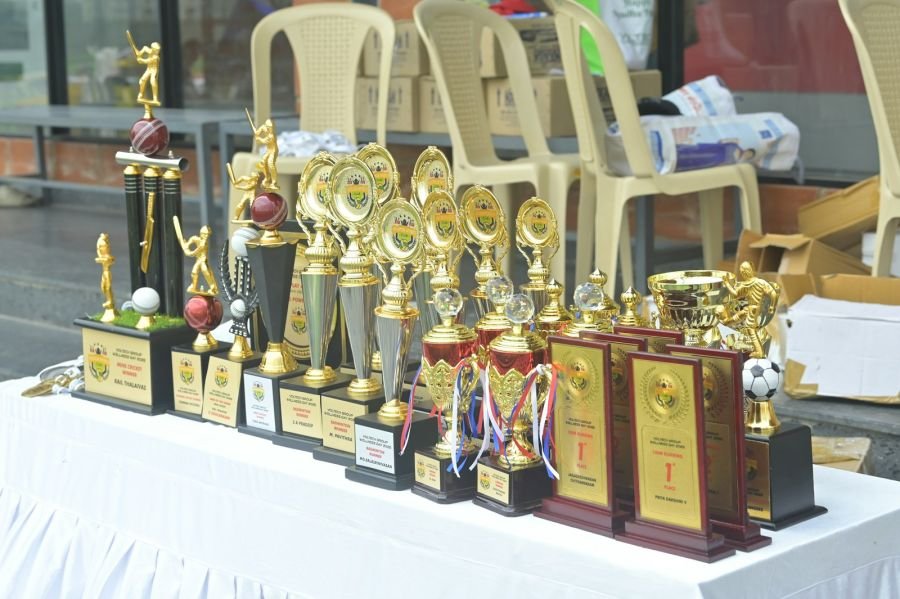 Award Ceremony Trophy Table
