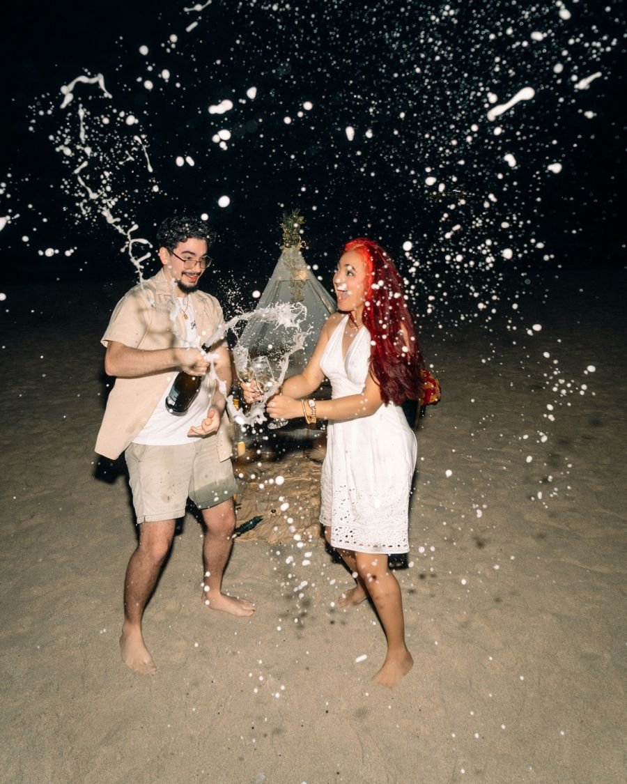 Beachside Celebration Setup